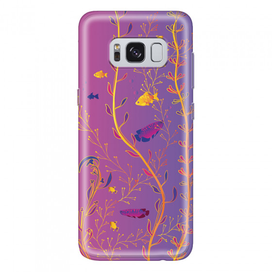 SAMSUNG - Galaxy S8 - Soft Clear Case - Gradient Underwater World