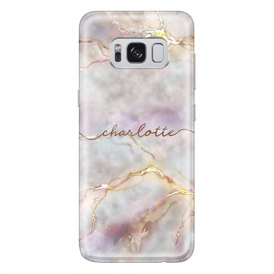 SAMSUNG - Galaxy S8 - Soft Clear Case - Marble Rootage