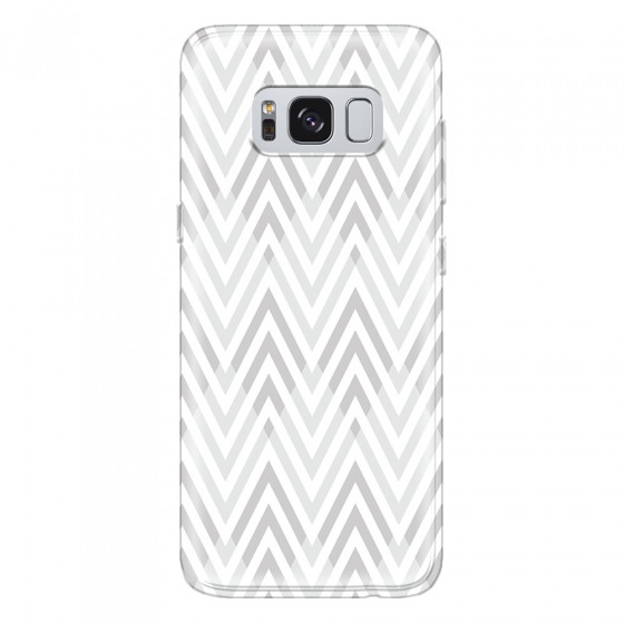 SAMSUNG - Galaxy S8 - Soft Clear Case - Zig Zag Patterns
