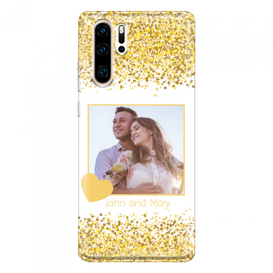 HUAWEI - P30 Pro - Soft Clear Case - Gold Memories