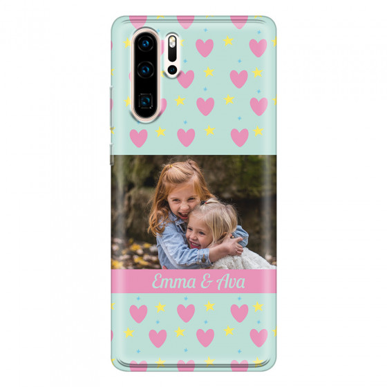 HUAWEI - P30 Pro - Soft Clear Case - Heart Shaped Photo
