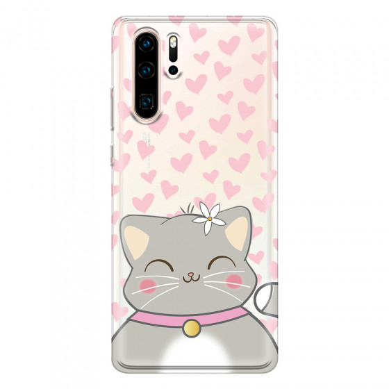 HUAWEI - P30 Pro - Soft Clear Case - Kitty