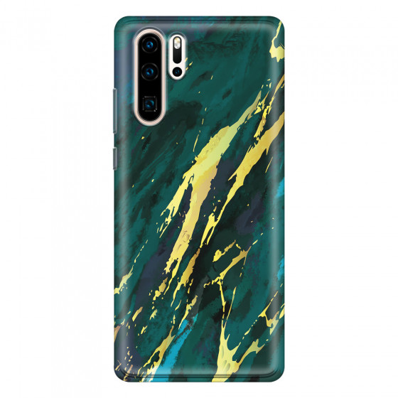 HUAWEI - P30 Pro - Soft Clear Case - Marble Emerald Green