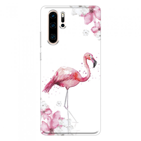 HUAWEI - P30 Pro - Soft Clear Case - Pink Tropes