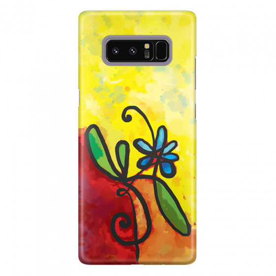 SAMSUNG - Galaxy Note 8 - 3D Snap Case - Flower in Picasso Style