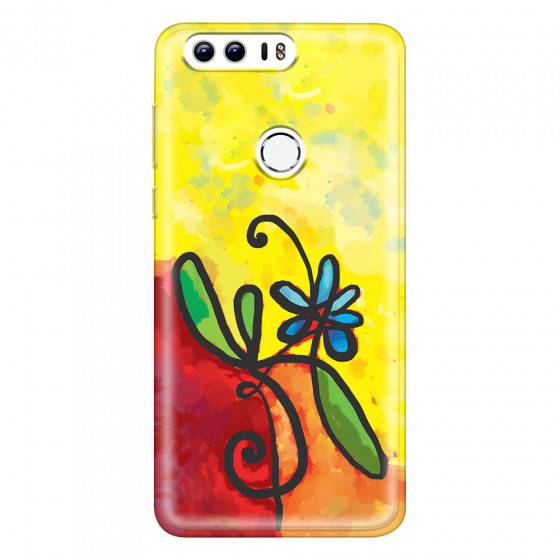 HONOR - Honor 8 - Soft Clear Case - Flower in Picasso Style