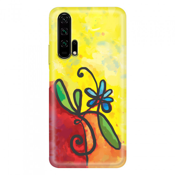 HONOR - Honor 20 Pro - Soft Clear Case - Flower in Picasso Style