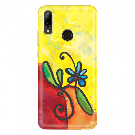 HUAWEI - P Smart 2019 - Soft Clear Case - Flower in Picasso Style