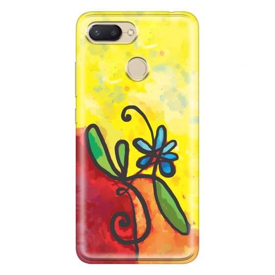 XIAOMI - Redmi 6 - Soft Clear Case - Flower in Picasso Style