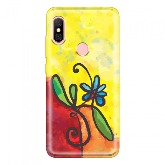 XIAOMI - Redmi Note 6 Pro - Soft Clear Case - Flower in Picasso Style