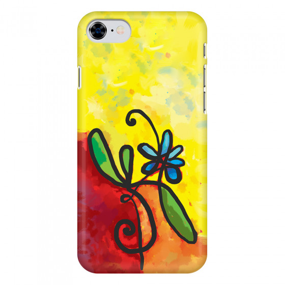 APPLE - iPhone 8 - 3D Snap Case - Flower in Picasso Style