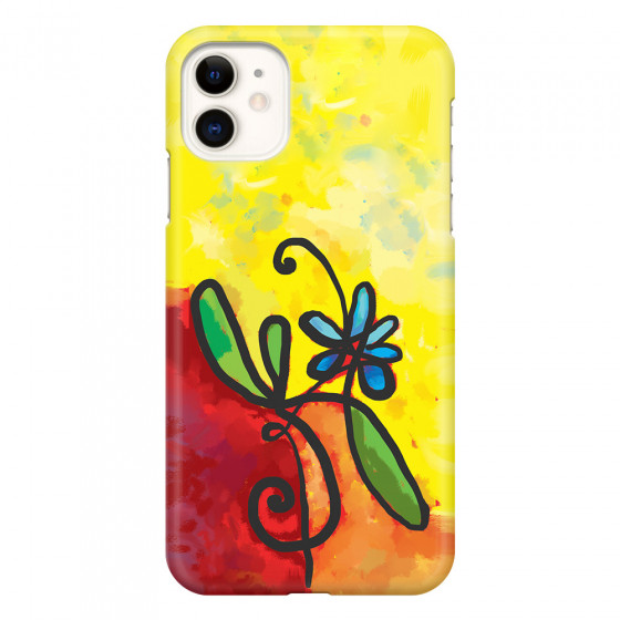 APPLE - iPhone 11 - 3D Snap Case - Flower in Picasso Style