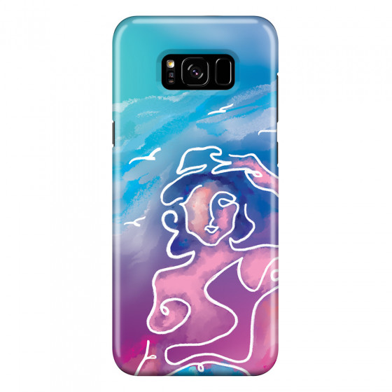 SAMSUNG - Galaxy S8 Plus - 3D Snap Case - Lady With Seagulls