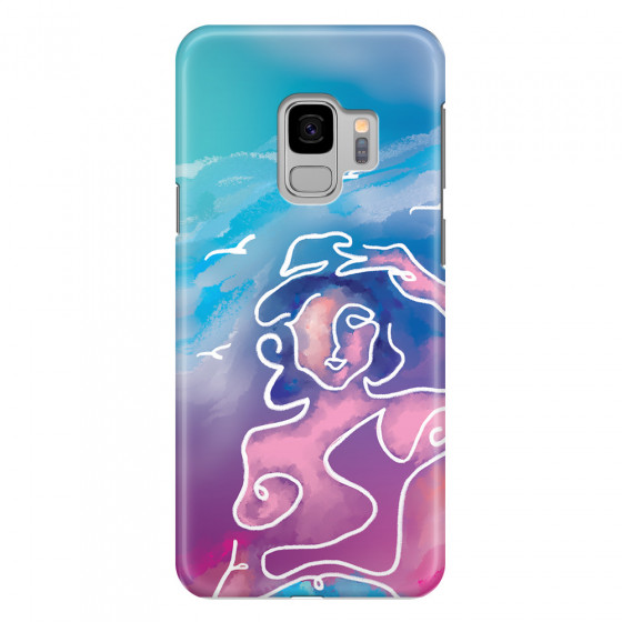SAMSUNG - Galaxy S9 - 3D Snap Case - Lady With Seagulls