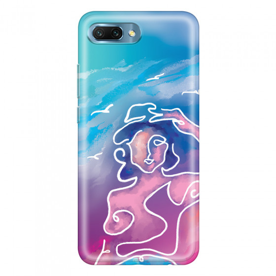 HONOR - Honor 10 - Soft Clear Case - Lady With Seagulls