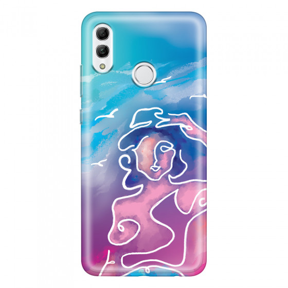 HONOR - Honor 10 Lite - Soft Clear Case - Lady With Seagulls