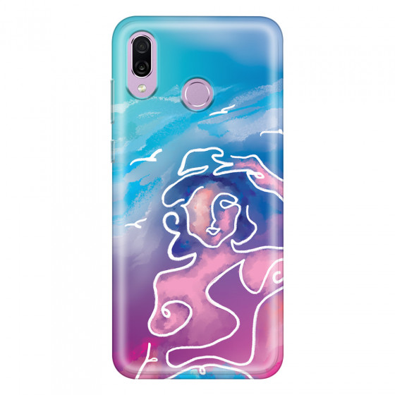 HONOR - Honor Play - Soft Clear Case - Lady With Seagulls