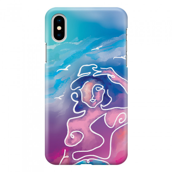 APPLE - iPhone X - 3D Snap Case - Lady With Seagulls