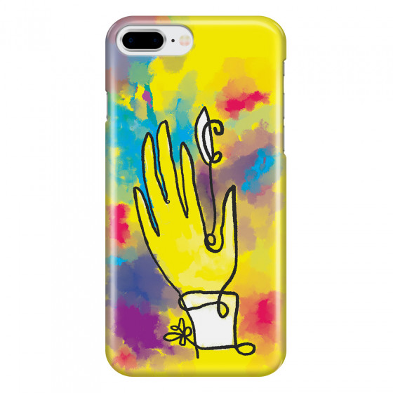 APPLE - iPhone 8 Plus - 3D Snap Case - Abstract Hand Paint