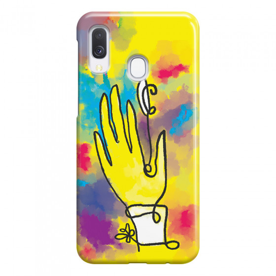 SAMSUNG - Galaxy A40 - 3D Snap Case - Abstract Hand Paint