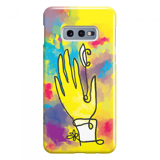 SAMSUNG - Galaxy S10e - 3D Snap Case - Abstract Hand Paint