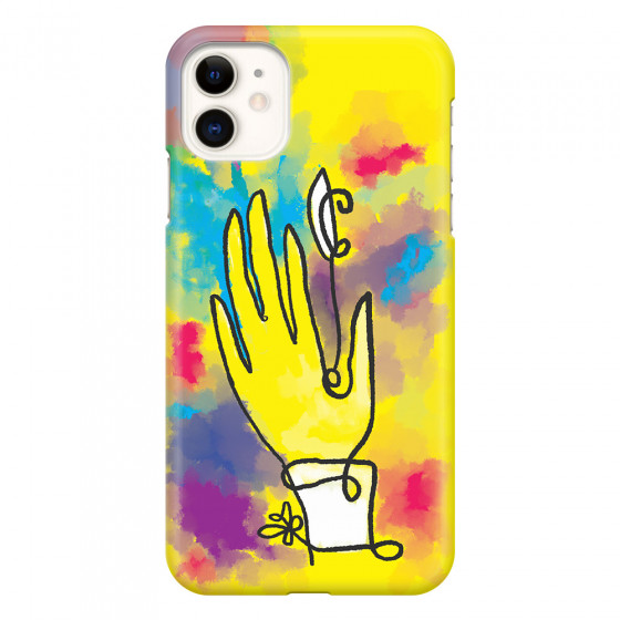 APPLE - iPhone 11 - 3D Snap Case - Abstract Hand Paint