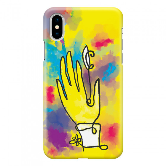 APPLE - iPhone X - 3D Snap Case - Abstract Hand Paint