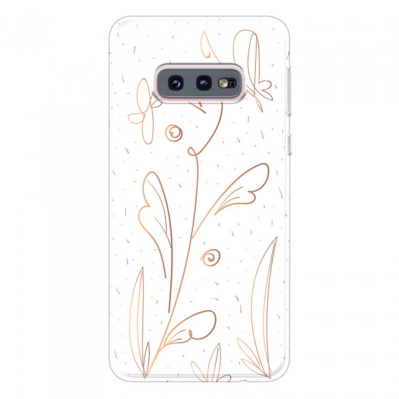 SAMSUNG - Galaxy S10e - Soft Clear Case - Flowers In Style