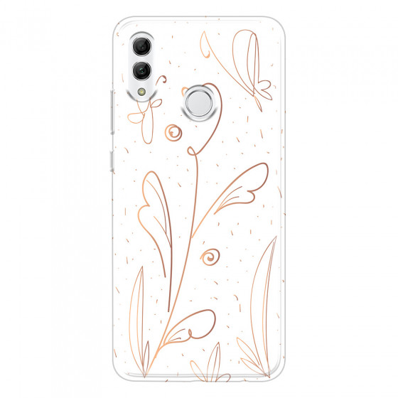 HONOR - Honor 10 Lite - Soft Clear Case - Flowers In Style