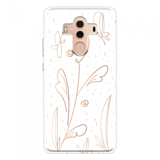 HUAWEI - Mate 10 Pro - Soft Clear Case - Flowers In Style