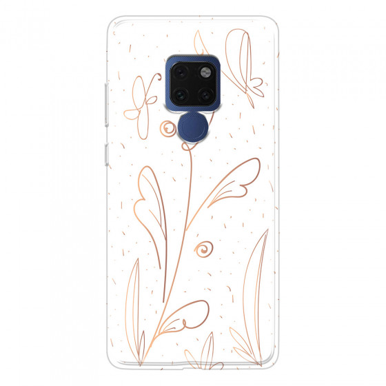 HUAWEI - Mate 20 - Soft Clear Case - Flowers In Style