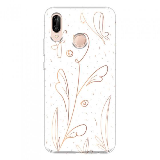 HUAWEI - P20 Lite - Soft Clear Case - Flowers In Style