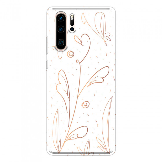 HUAWEI - P30 Pro - Soft Clear Case - Flowers In Style