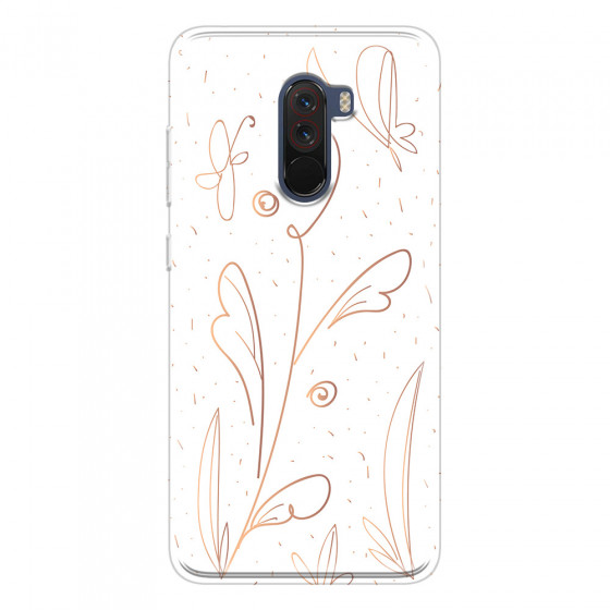 XIAOMI - Pocophone F1 - Soft Clear Case - Flowers In Style