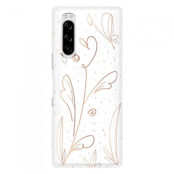 SONY - Sony Xperia 5 - Soft Clear Case - Flowers In Style