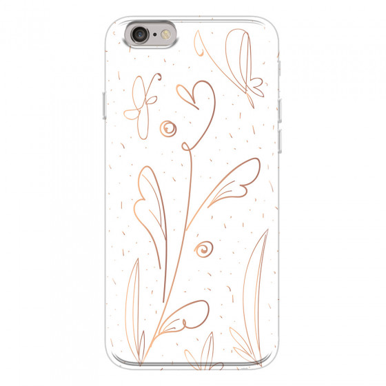 APPLE - iPhone 6S - Soft Clear Case - Flowers In Style