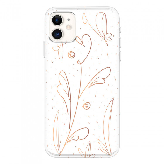 APPLE - iPhone 11 - Soft Clear Case - Flowers In Style
