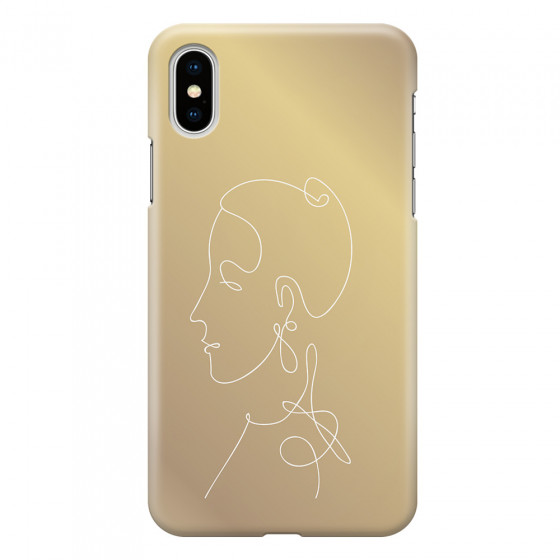 APPLE - iPhone XS Max - 3D Snap Case - Golden Lady