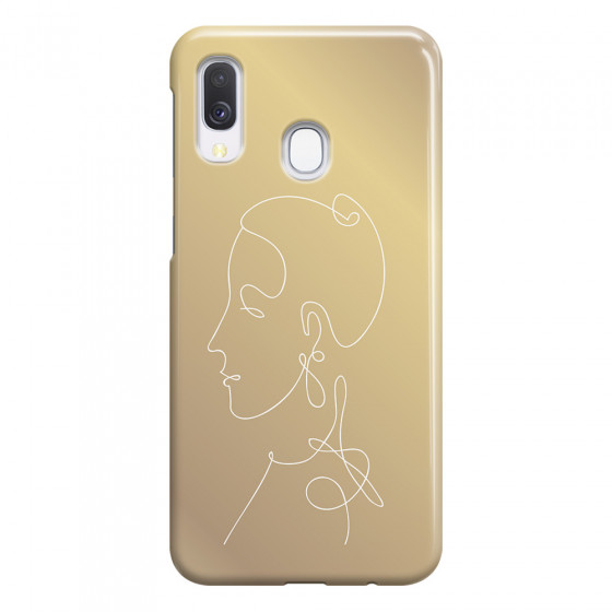 SAMSUNG - Galaxy A40 - 3D Snap Case - Golden Lady