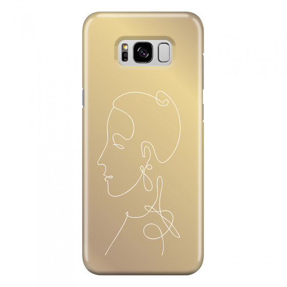 SAMSUNG - Galaxy S8 - 3D Snap Case - Golden Lady