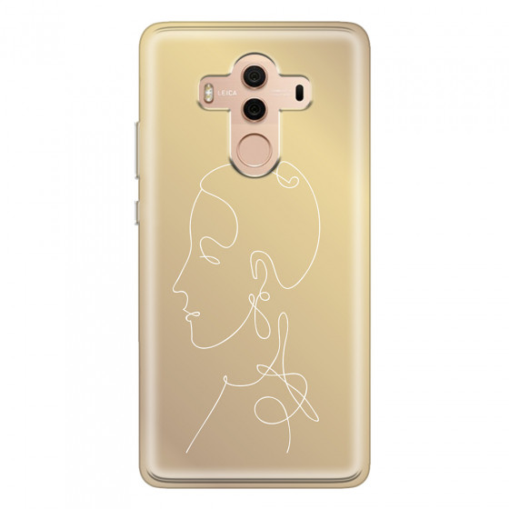 HUAWEI - Mate 10 Pro - Soft Clear Case - Golden Lady