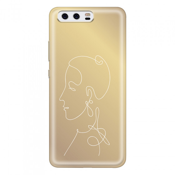 HUAWEI - P10 - Soft Clear Case - Golden Lady