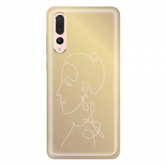 HUAWEI - P20 Pro - Soft Clear Case - Golden Lady