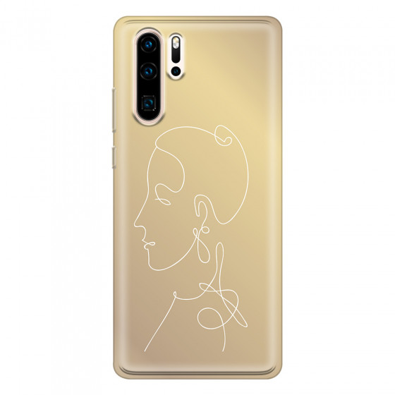 HUAWEI - P30 Pro - Soft Clear Case - Golden Lady