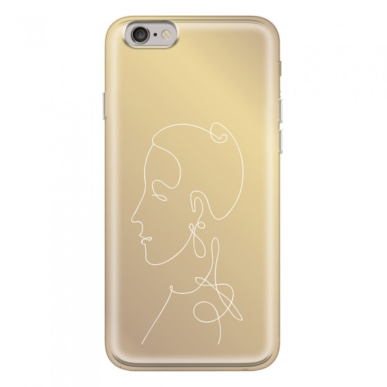 APPLE - iPhone 6S - Soft Clear Case - Golden Lady