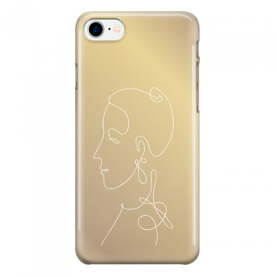 APPLE - iPhone 7 - 3D Snap Case - Golden Lady