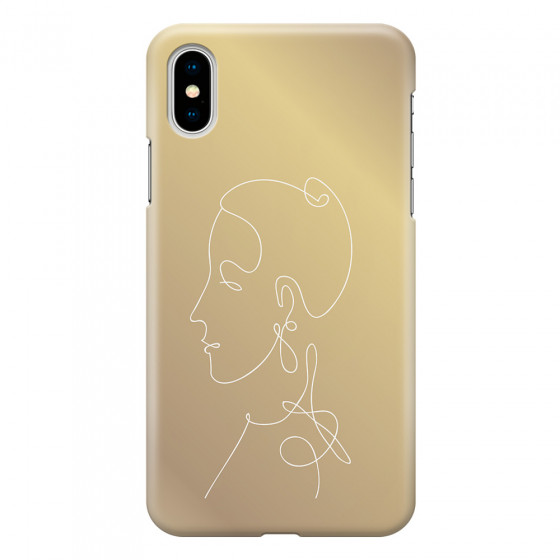 APPLE - iPhone X - 3D Snap Case - Golden Lady
