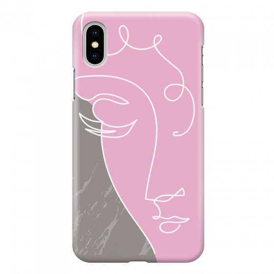 APPLE - iPhone XS - 3D Snap Case - Miss Pink
