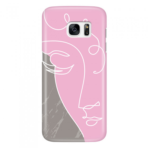 SAMSUNG - Galaxy S7 Edge - 3D Snap Case - Miss Pink