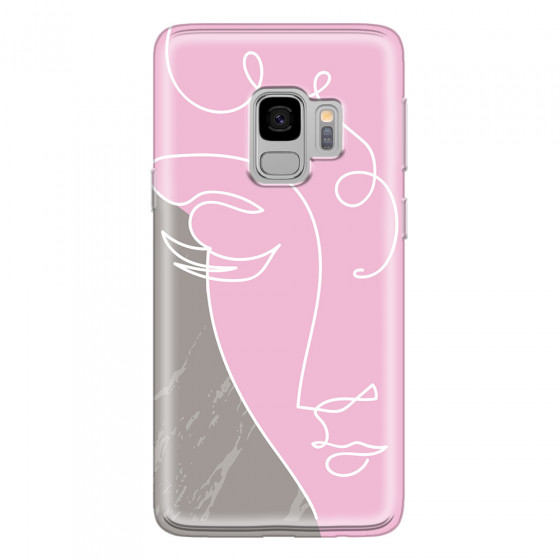 SAMSUNG - Galaxy S9 - Soft Clear Case - Miss Pink
